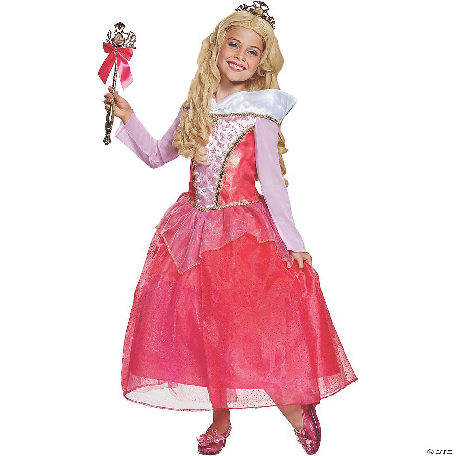 girl s deluxe sleeping beauty& 8482  aurora costume   extra small~dg67055l