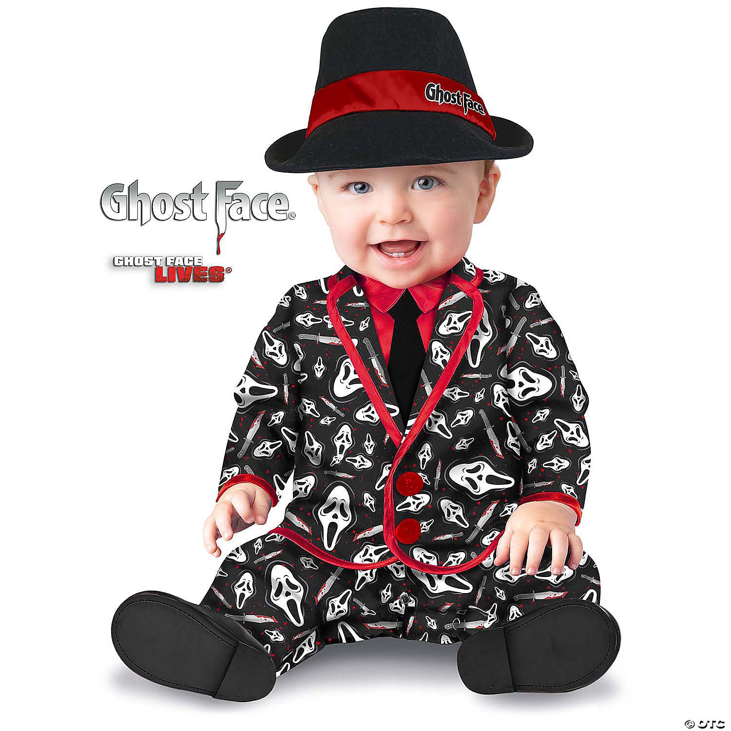 Kids Scream IV™ Ghost Face® Black Polyester Robe with Mask Costume - Medium 8-10