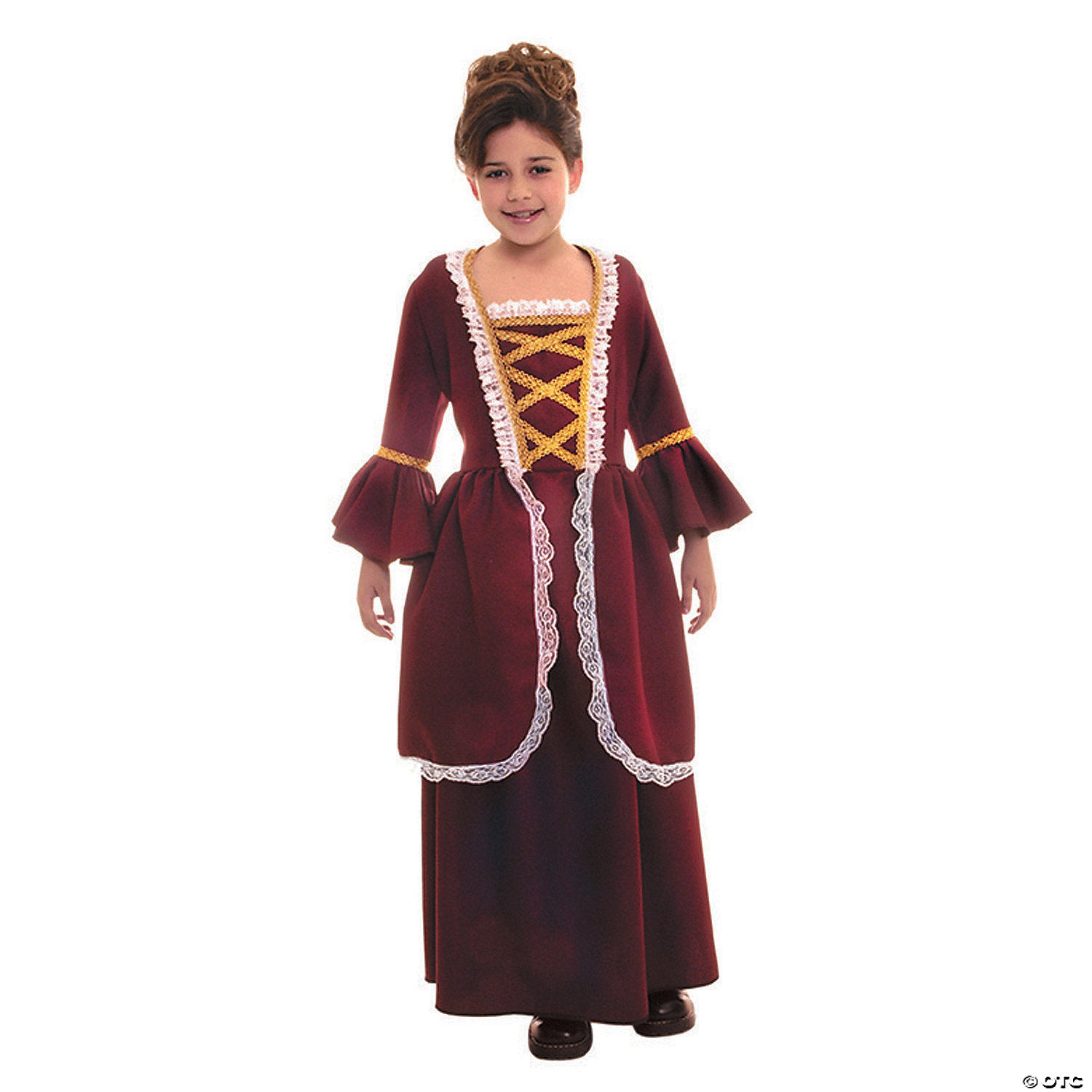 girl& 8217 s colonial dress costume   small~ur26230sm