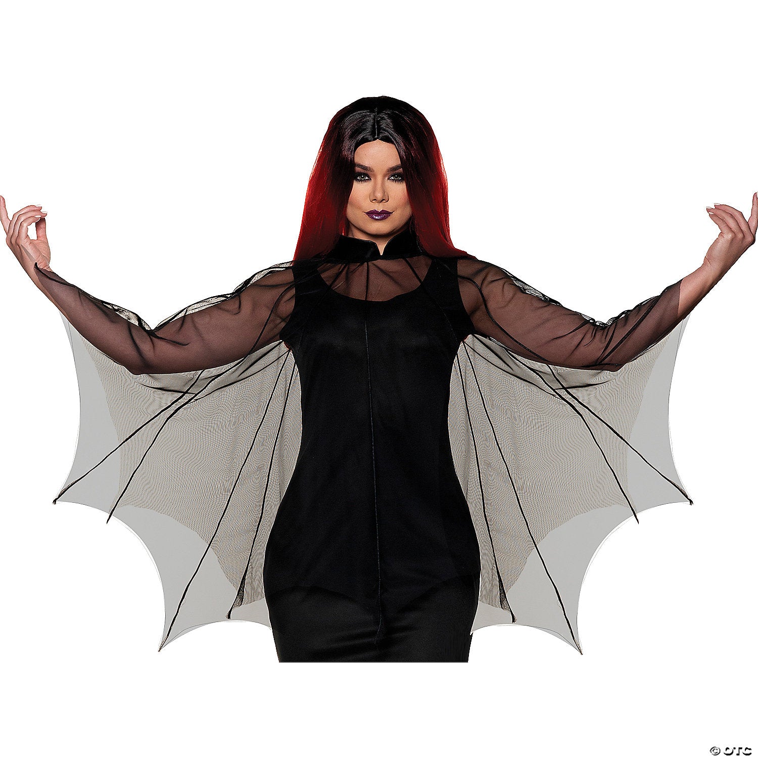 spider web sheer poncho one size~ur30352