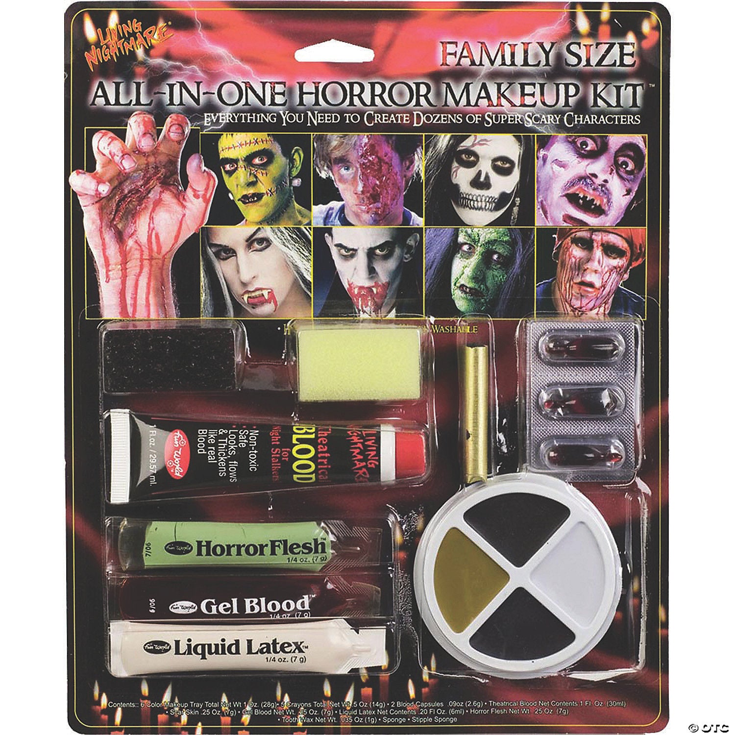 all in one horror makeup kit~fw9424