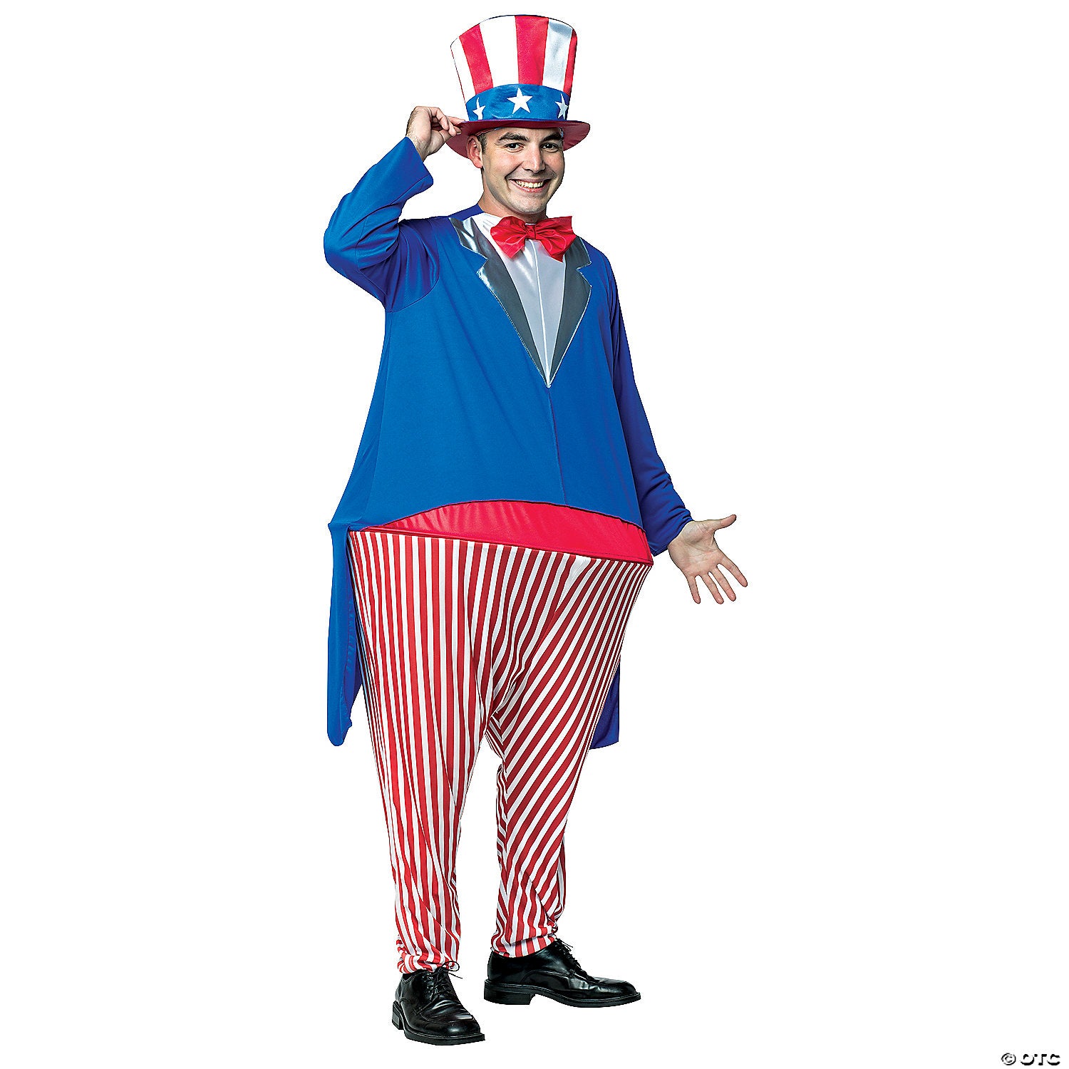 adult uncle sam hoopster costume~gc6654