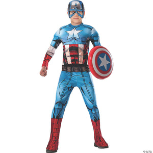 boy& 8217 s muscle chest captain america& 8482  costume   medium~ru620021md