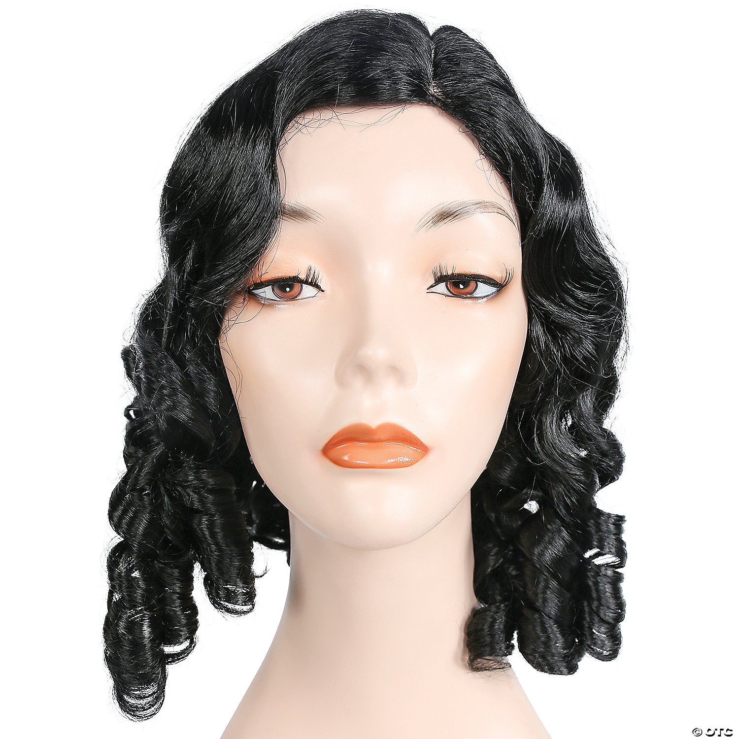 women s black 1840s wig~lw542bk