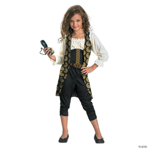 girl& 8217 s classic pirates of the caribbean& 8482  angelica costume   small~dg29831l