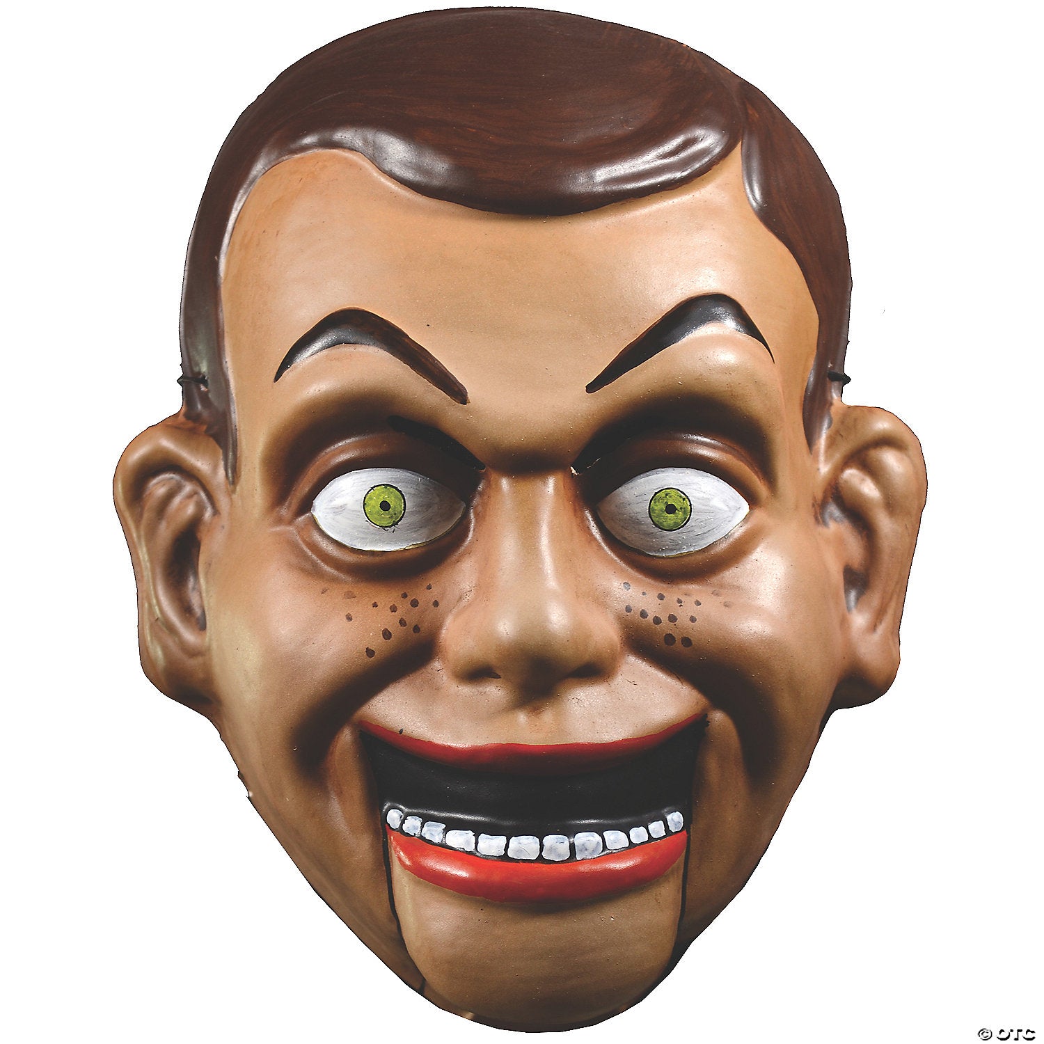 goosebumps& 8482  night of the living dummy slappy the dummy half mask   one size~mattsm101