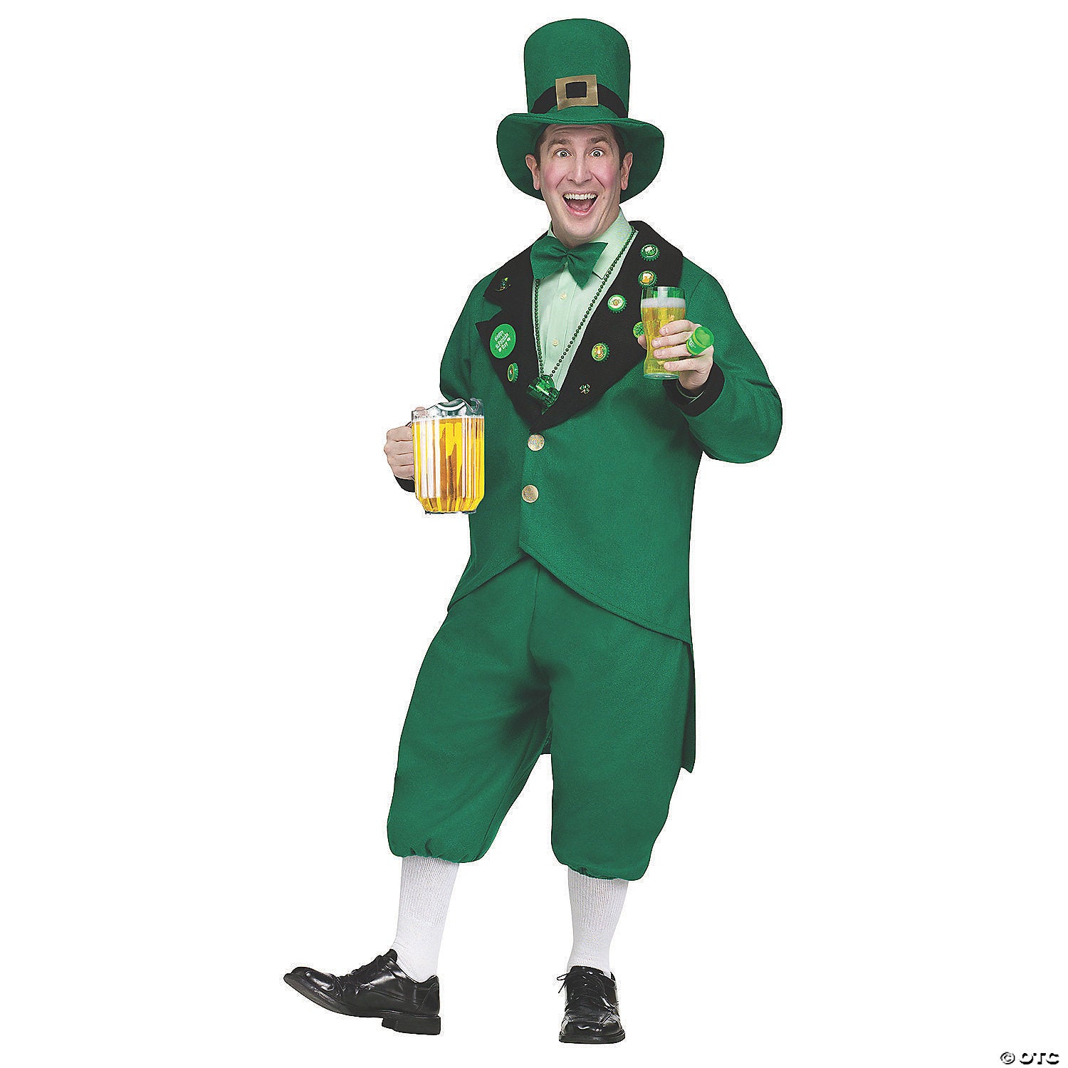 mens& 8217  st  pat& 8217 s leprechaun costume~fw5386