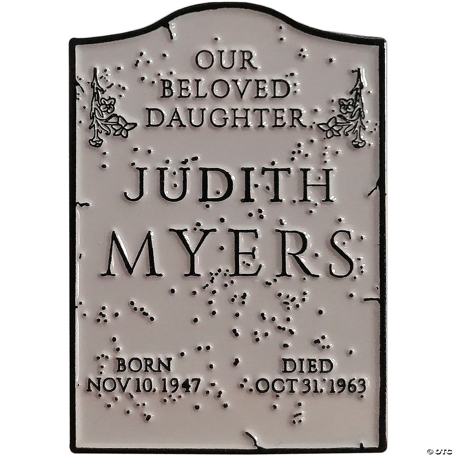 2  halloween& 8482   1978  judith myers tomb enamel pin~masfti100