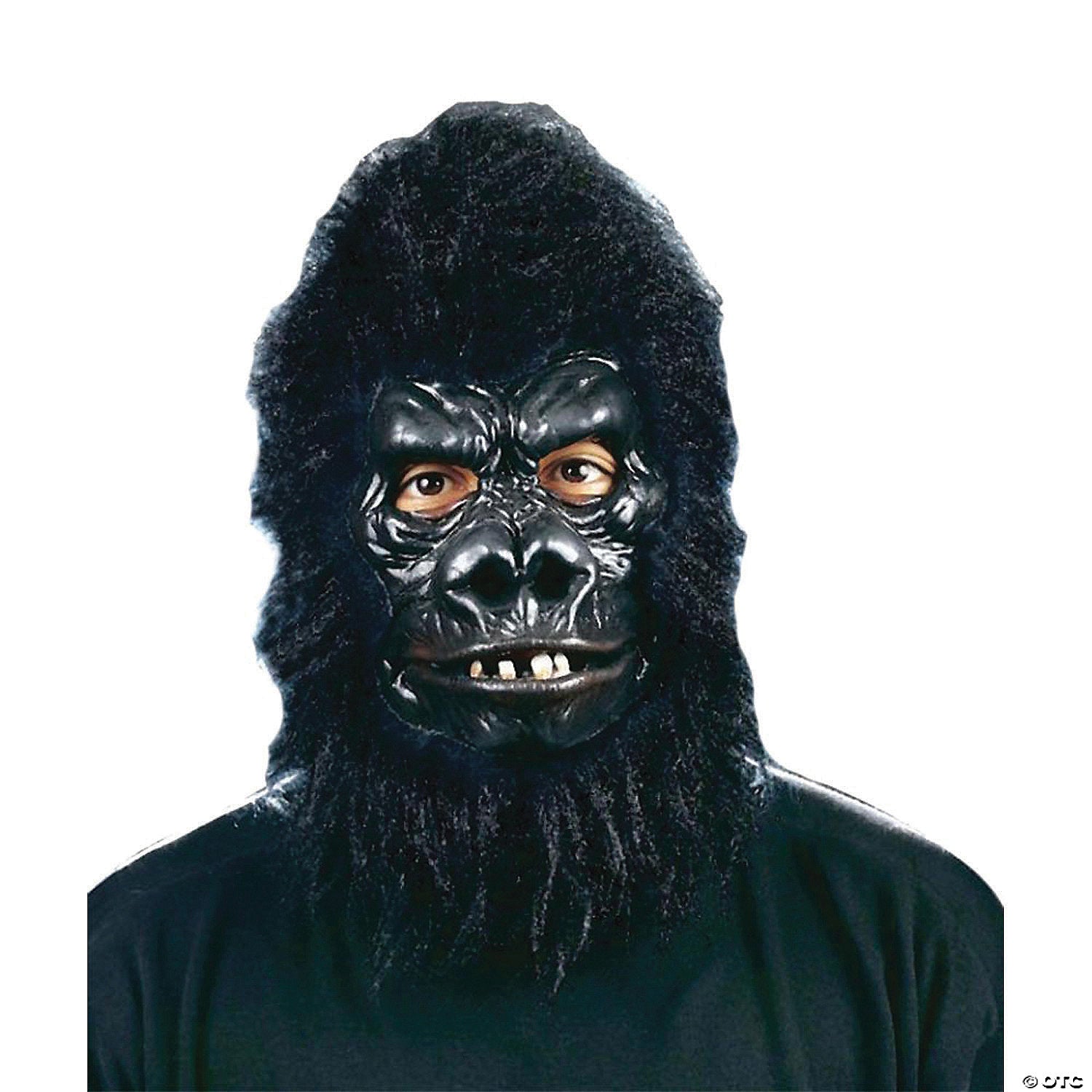 adult s deluxe gorilla mask~2509bs