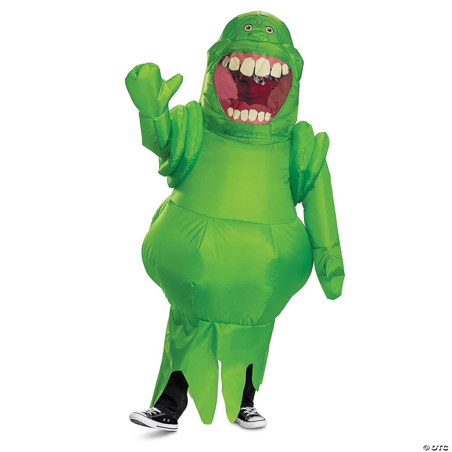 kids ghostbusters  frozen empire& 8482  slimer inflatable costume~dg164279