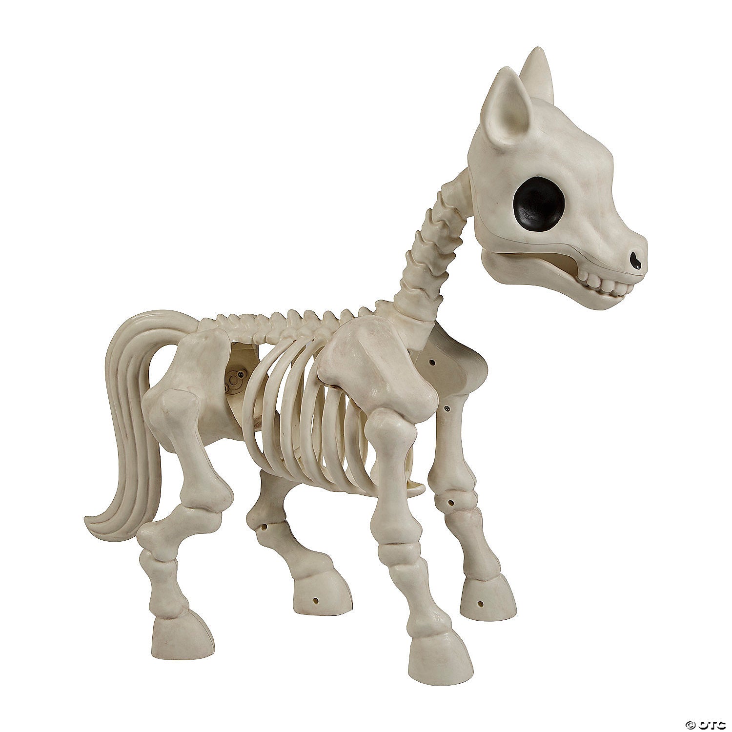 25  x 23  standing pony plastic skeleton halloween decoration~sew82842-a01