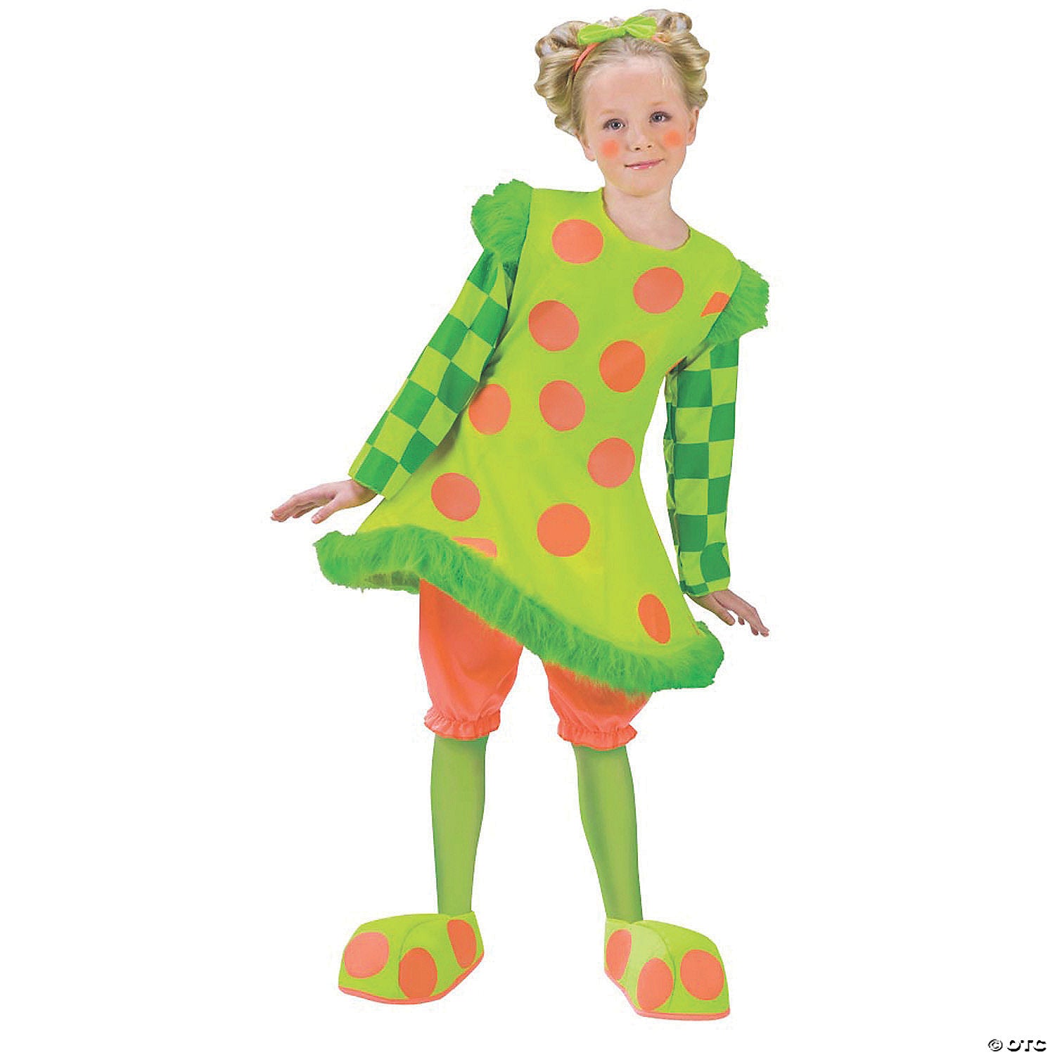 lolli the clown girls halloween costume~fw112552md