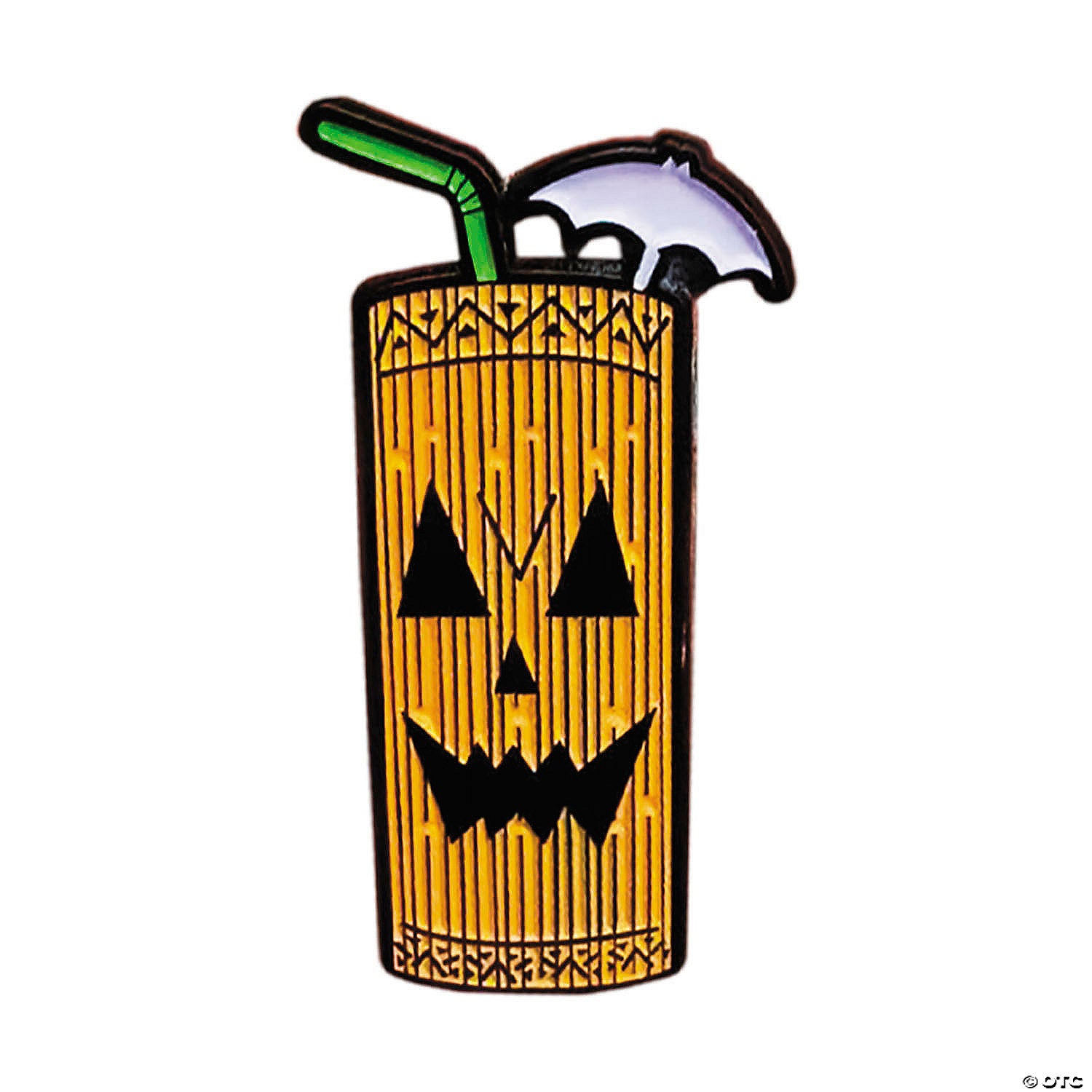 2  summerween tiki mug full color enamel pin~masf103