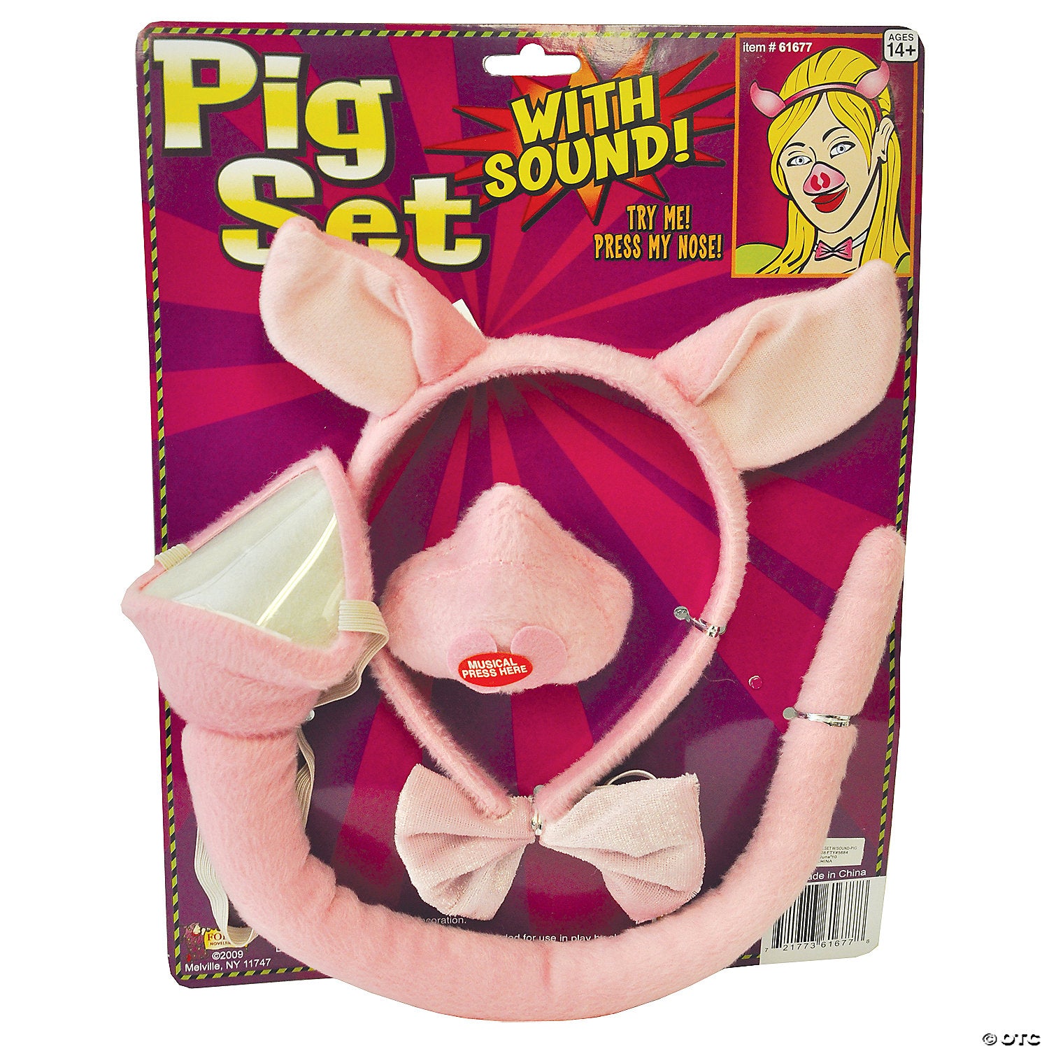 pig costume kit~fm61677