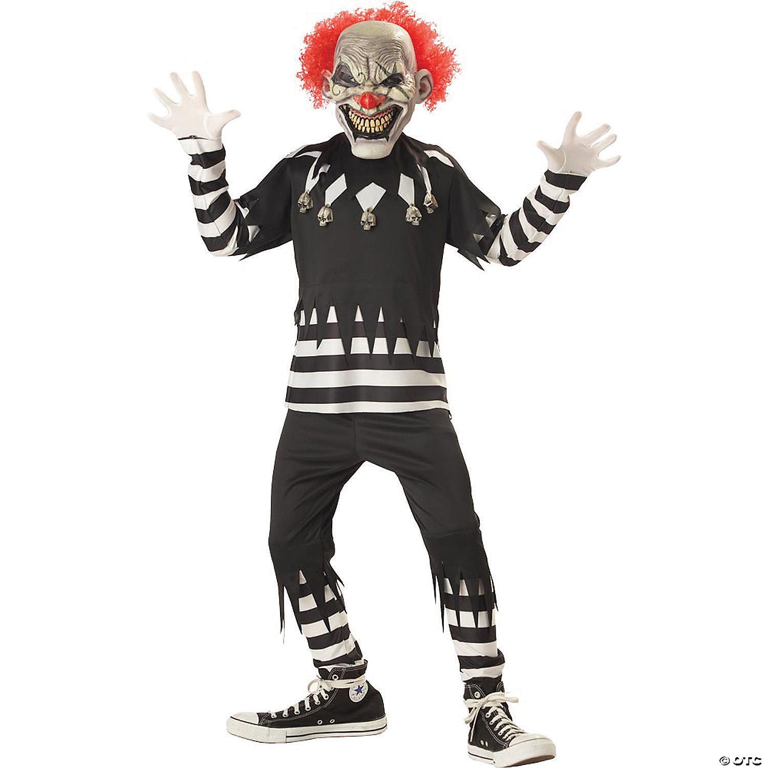 boy s creepy clown costume   large~cc00299lg-a01