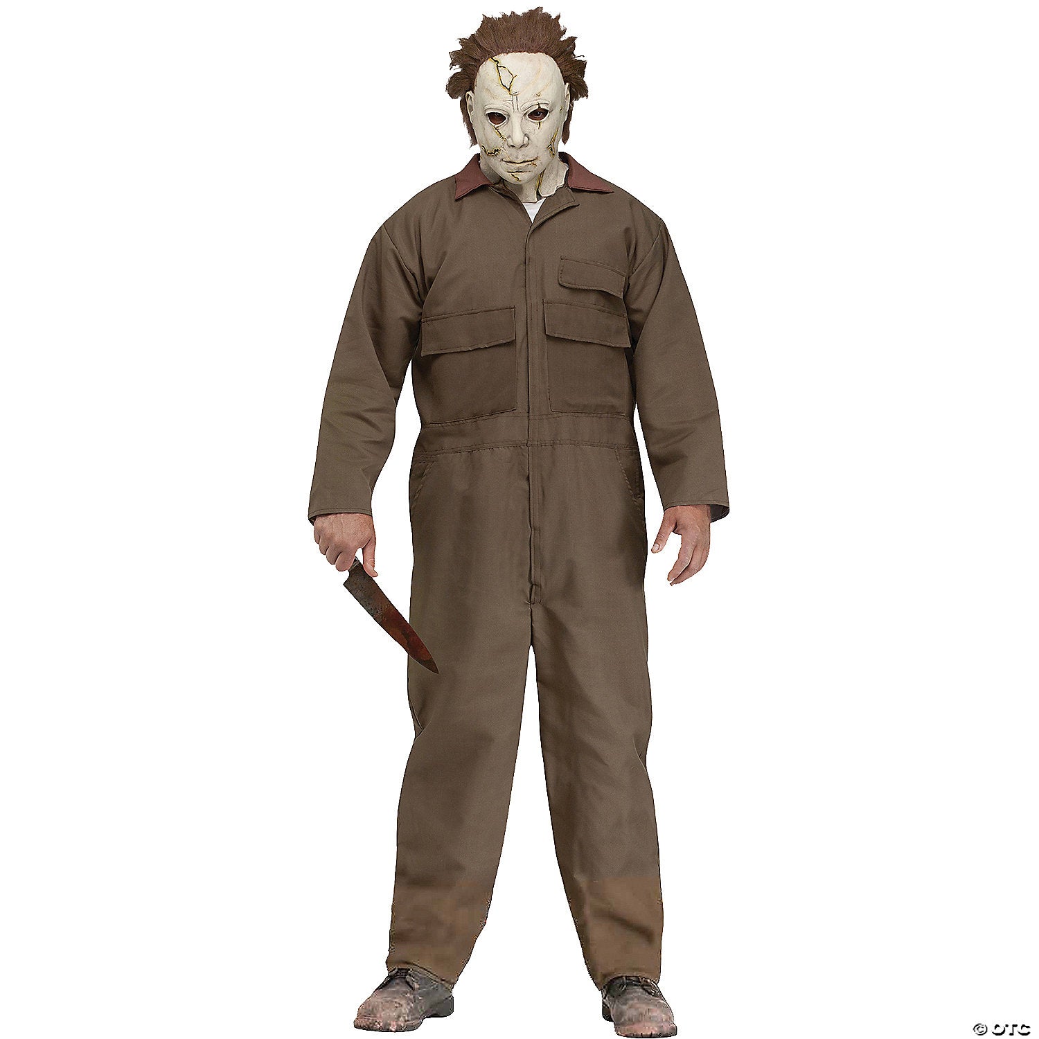 adult michael myers mask and costume~fw100944-a01