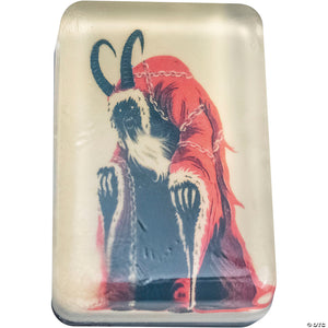 4 5 oz  krampus& 8482  krampus image soap bar with peppermint & pine scent~masfle112