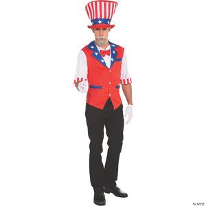 men s patriotic hat and shirt costume~fm70835