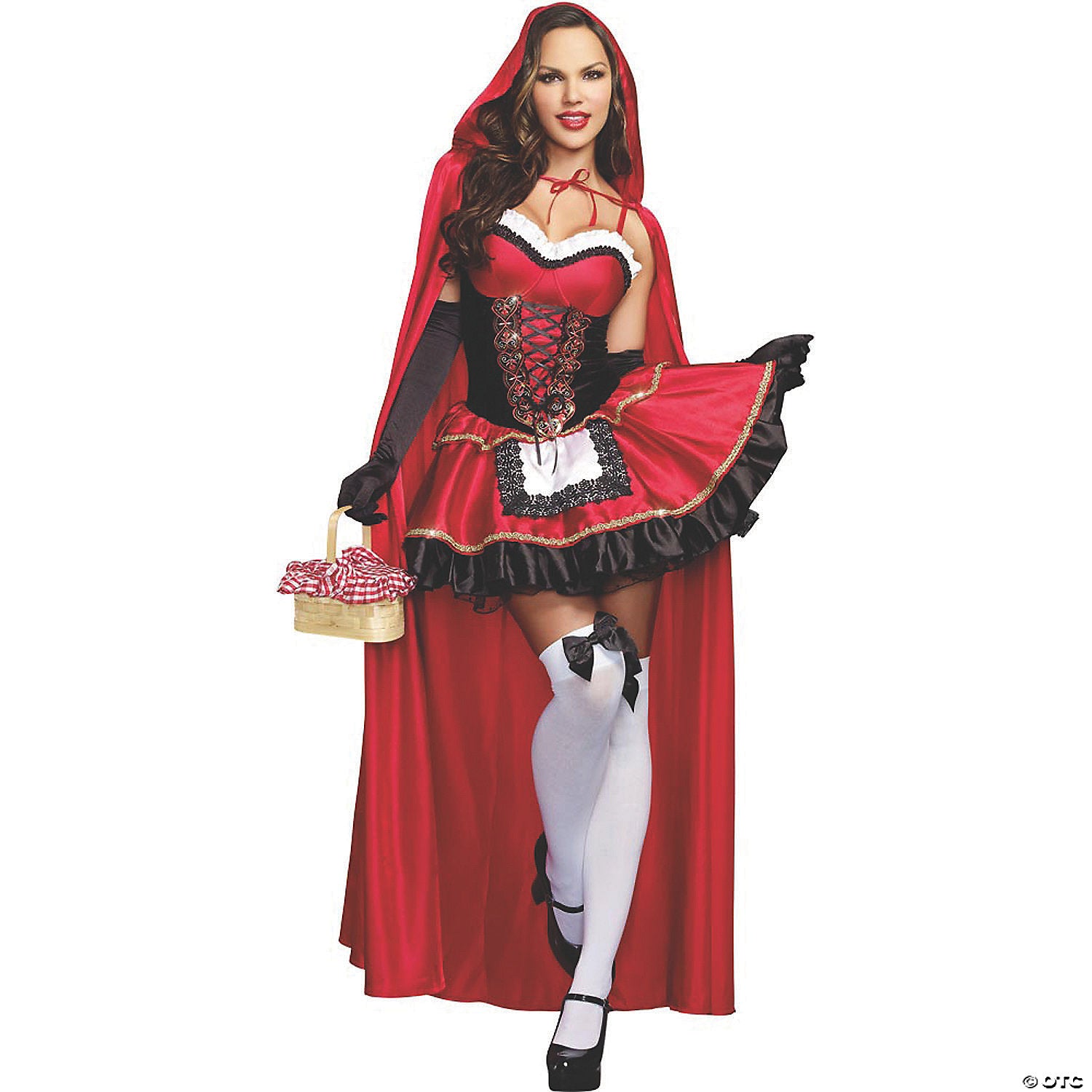 women& 8217 s sexy little red riding hood costume   medium~rl9477md