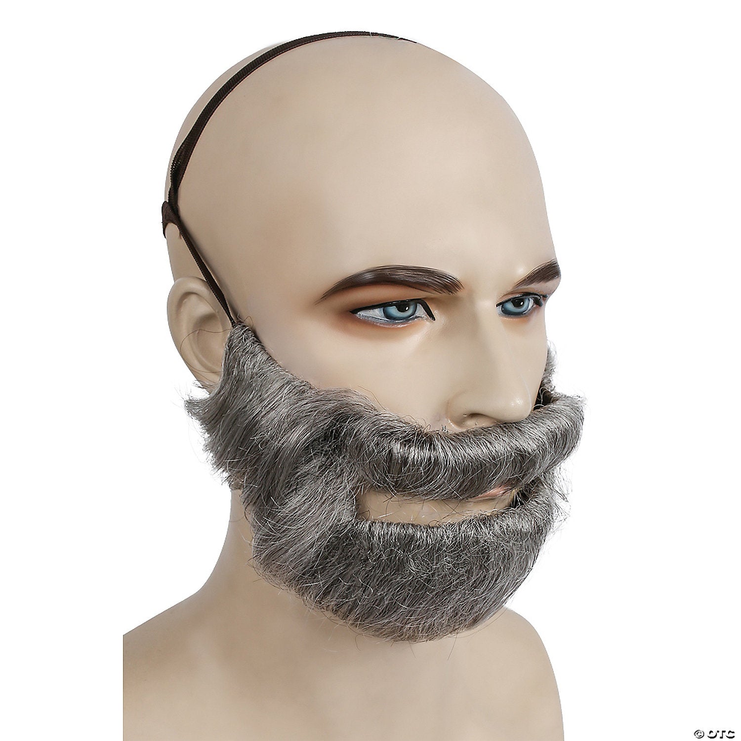 adults brown & grey bargain biblical beard with mustache~lw443dbngy-a02