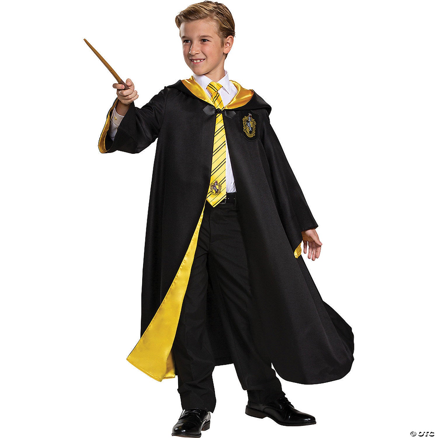 kids prestige harry potter hufflepuff robe   large 10 12~dg107949g-a02