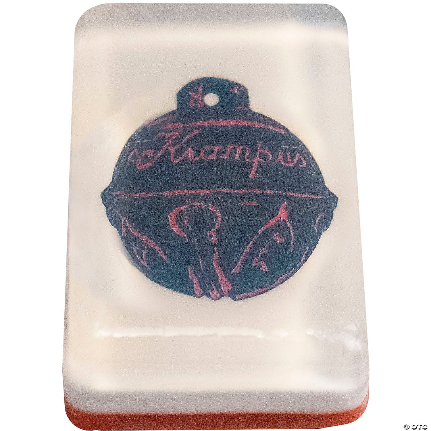 4 5 oz  krampus& 8482  bell image soap bar with winter bloom scent~masfle113