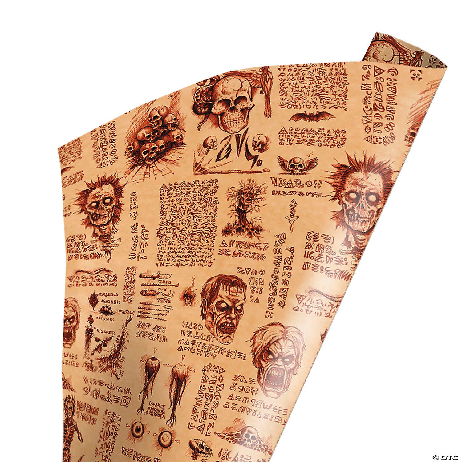 96  x 30  wrapped in terror evil dead 2& 8482  necronomicon wrapping paper~masfsc106