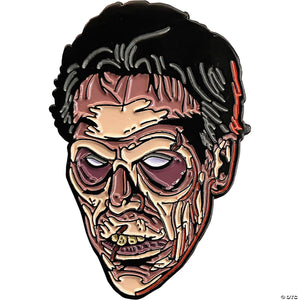 4  evil dead 2& 8482  evil ash face full color enamel pin~masfsc100