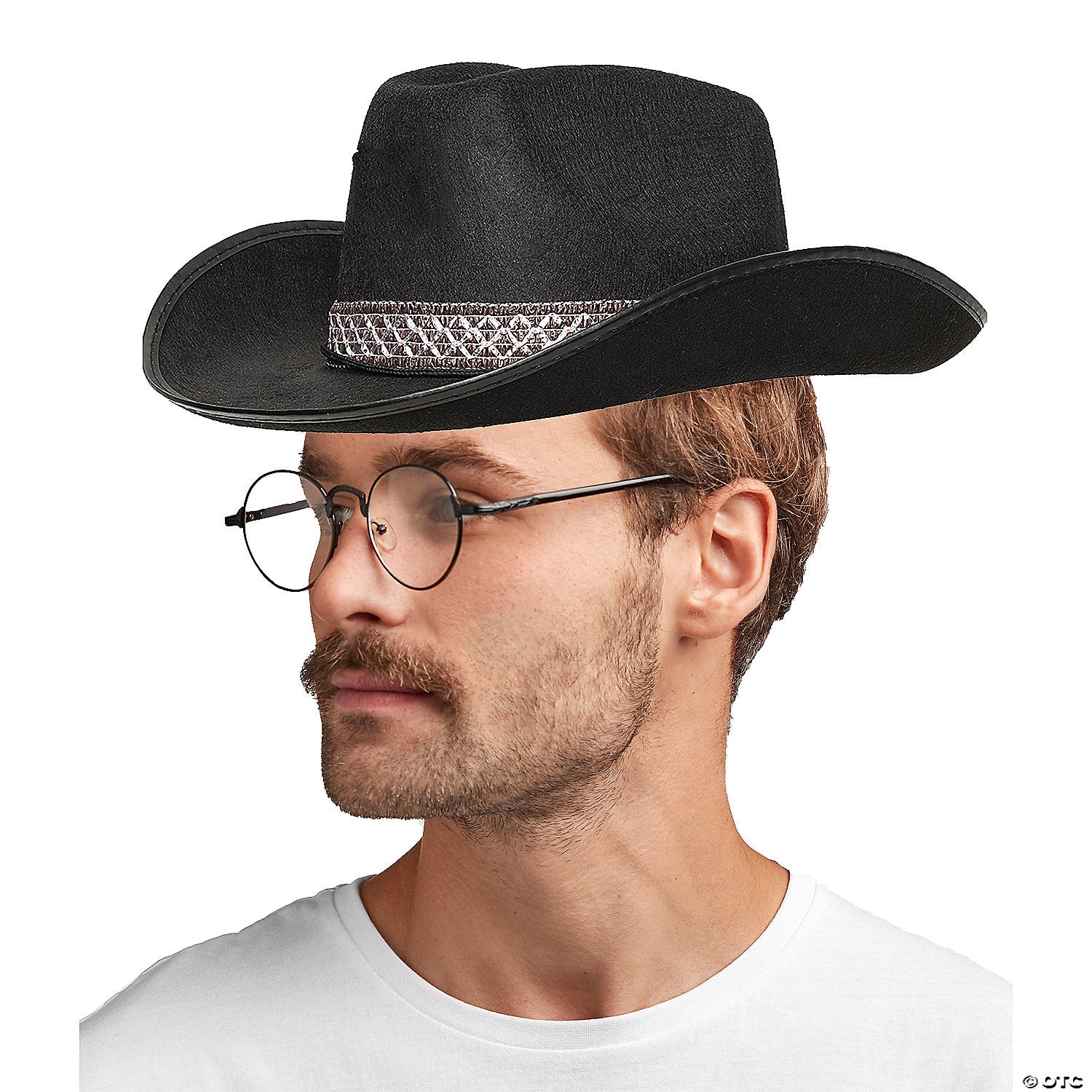 kids black cowboy sheriff hat~ur30034-a01