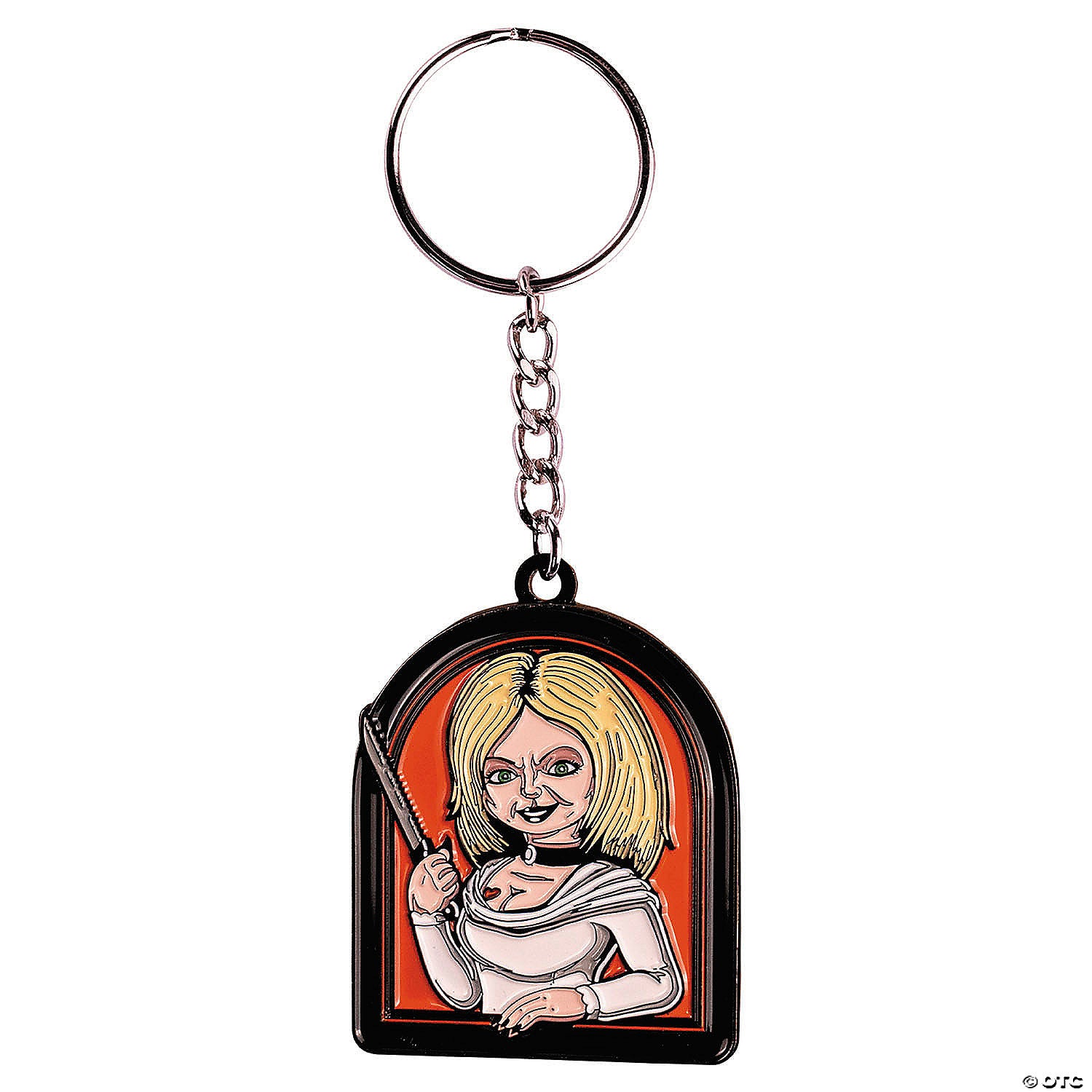 child& 8217 s play& 8482  seed of chucky tiffany with knife keychain~masfus177-a01