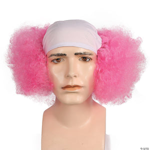 adults bald curly clown wig~lw550htpk