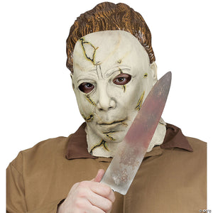 adult michael myers mask and knife set~fw93379