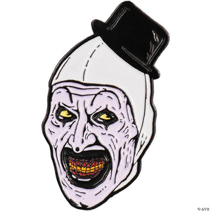 2  terrifier 2& 8482  art the clown character face full color enamel pin~masfda103