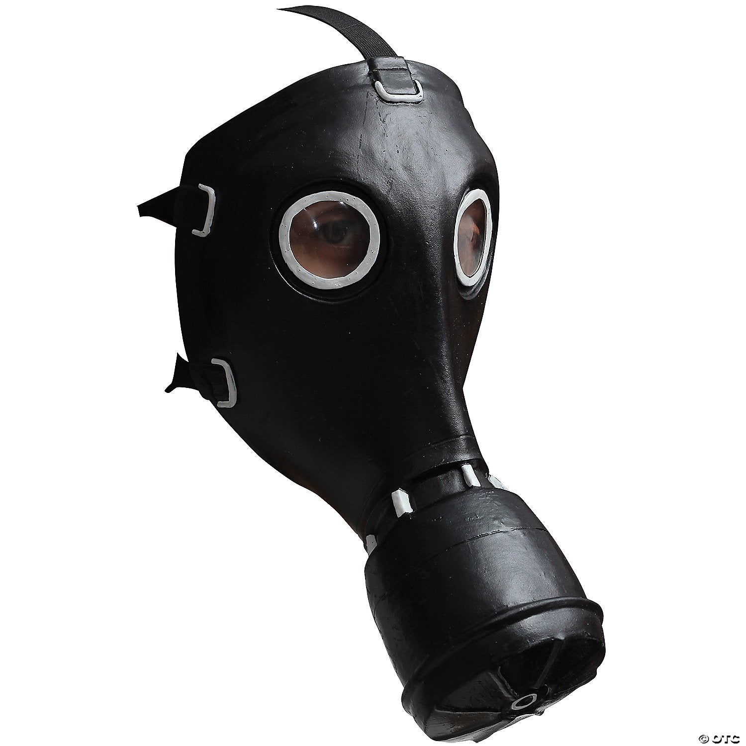 adults black gas mask~tb26519