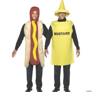 adults hot dog and mustard couple costumes~gc10076