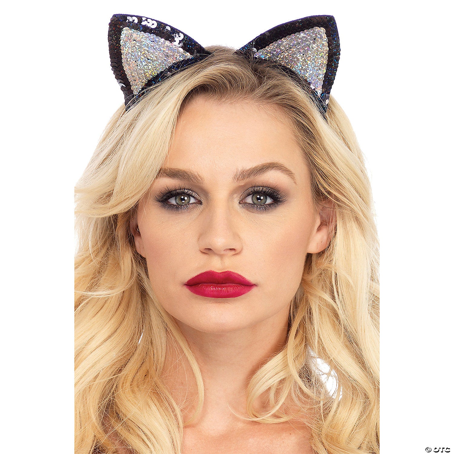 adults sequin cat ears~uaa2793