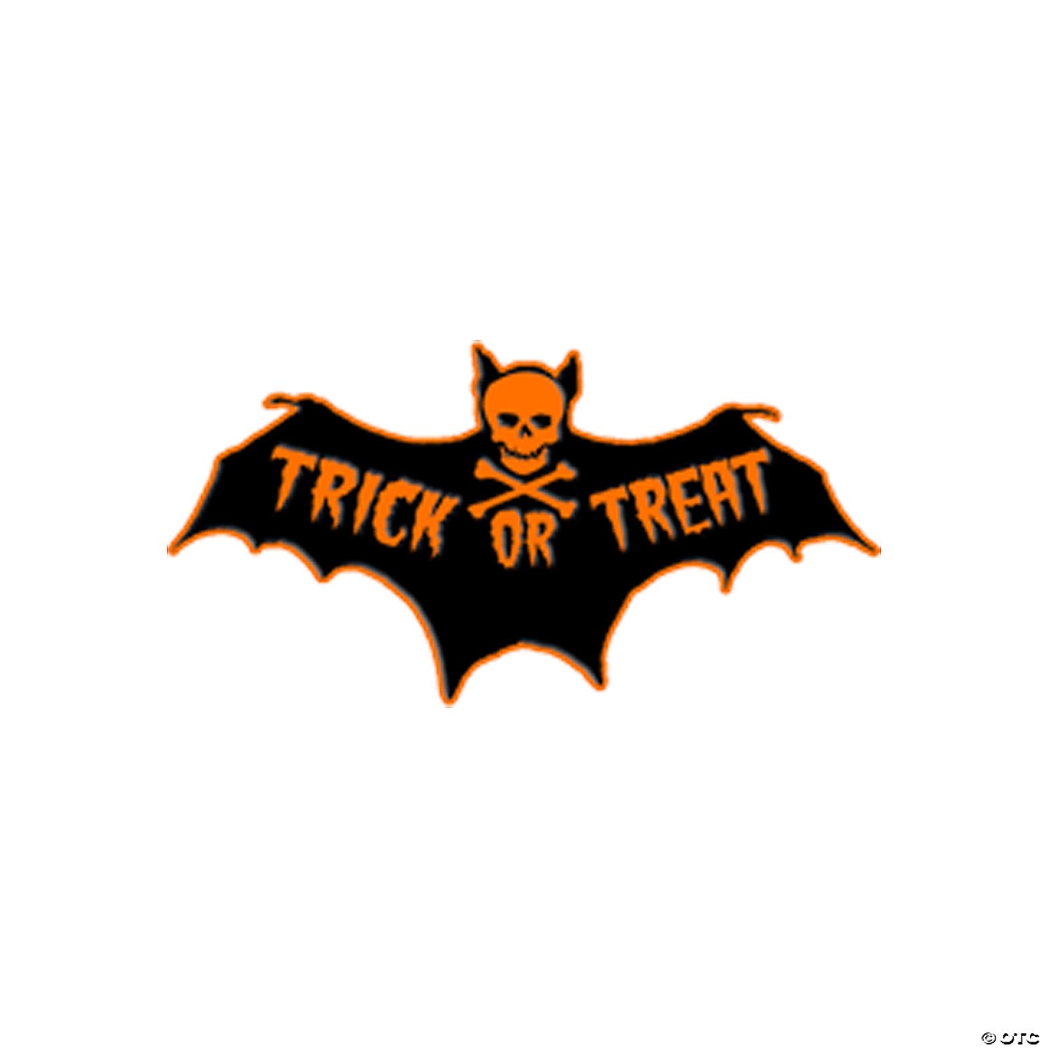 2  toxictoons& 8482  trick or treat bat full color enamel pin~mattep106