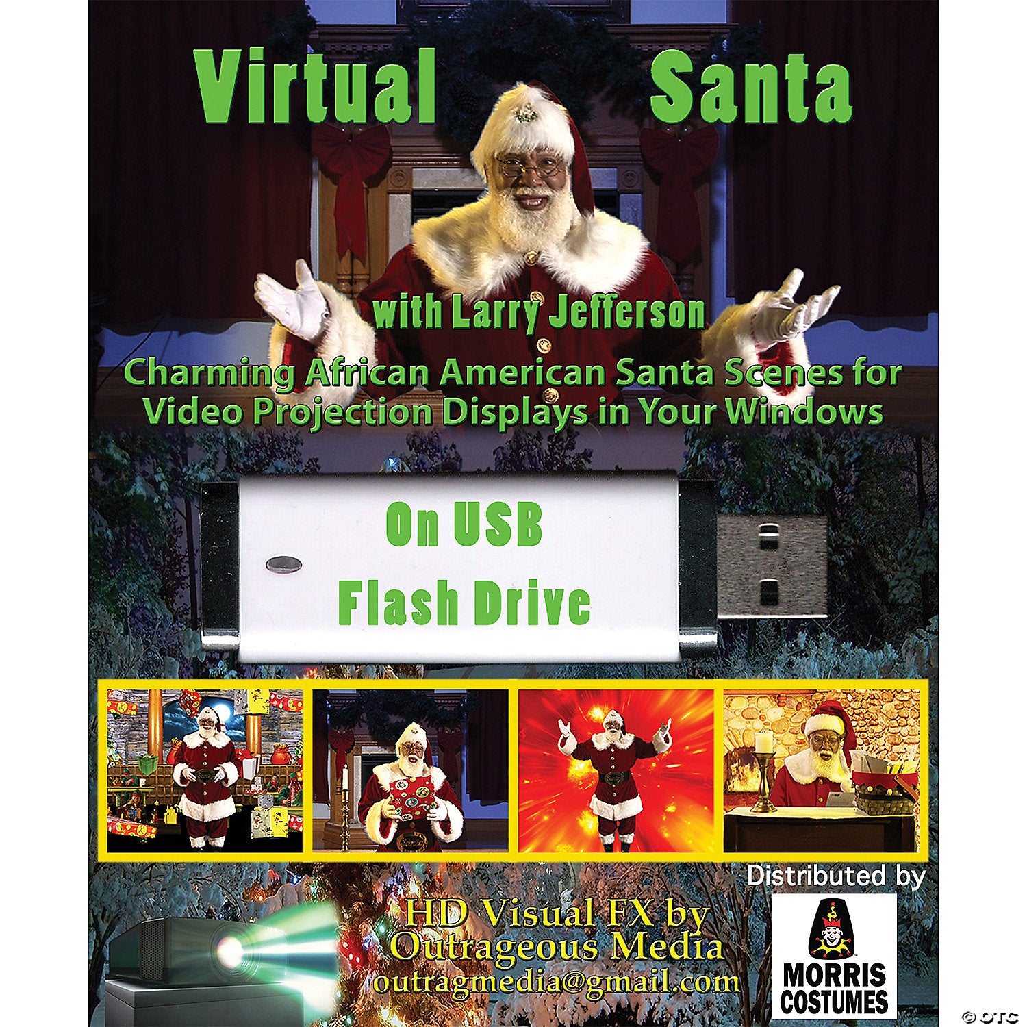 virtual santa digital decor~rv199