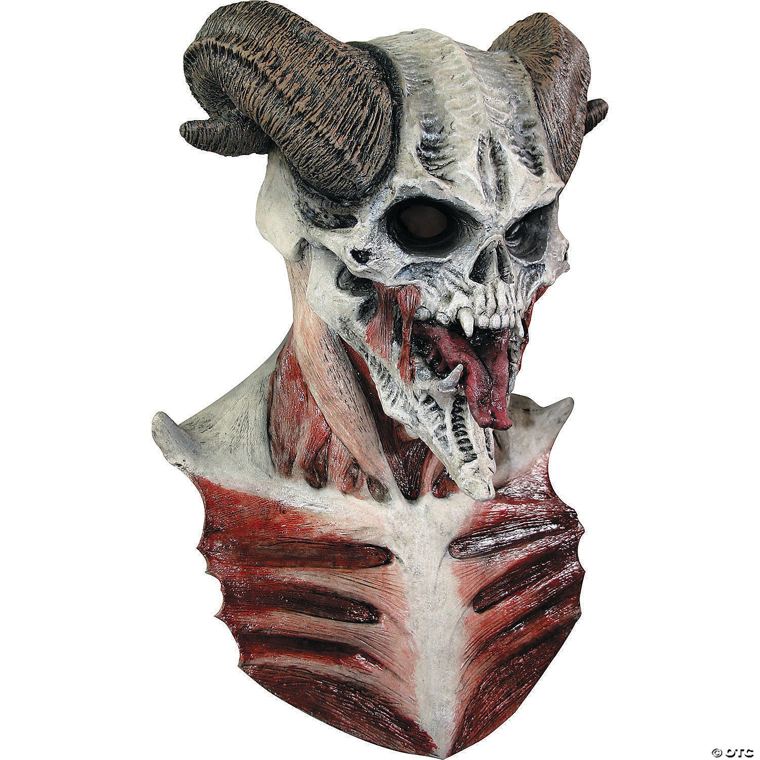 adults devil skull mask & chest~tb26274