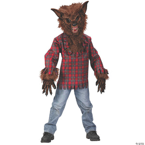 boy s brown werewolf costume   large~fw5813brlg