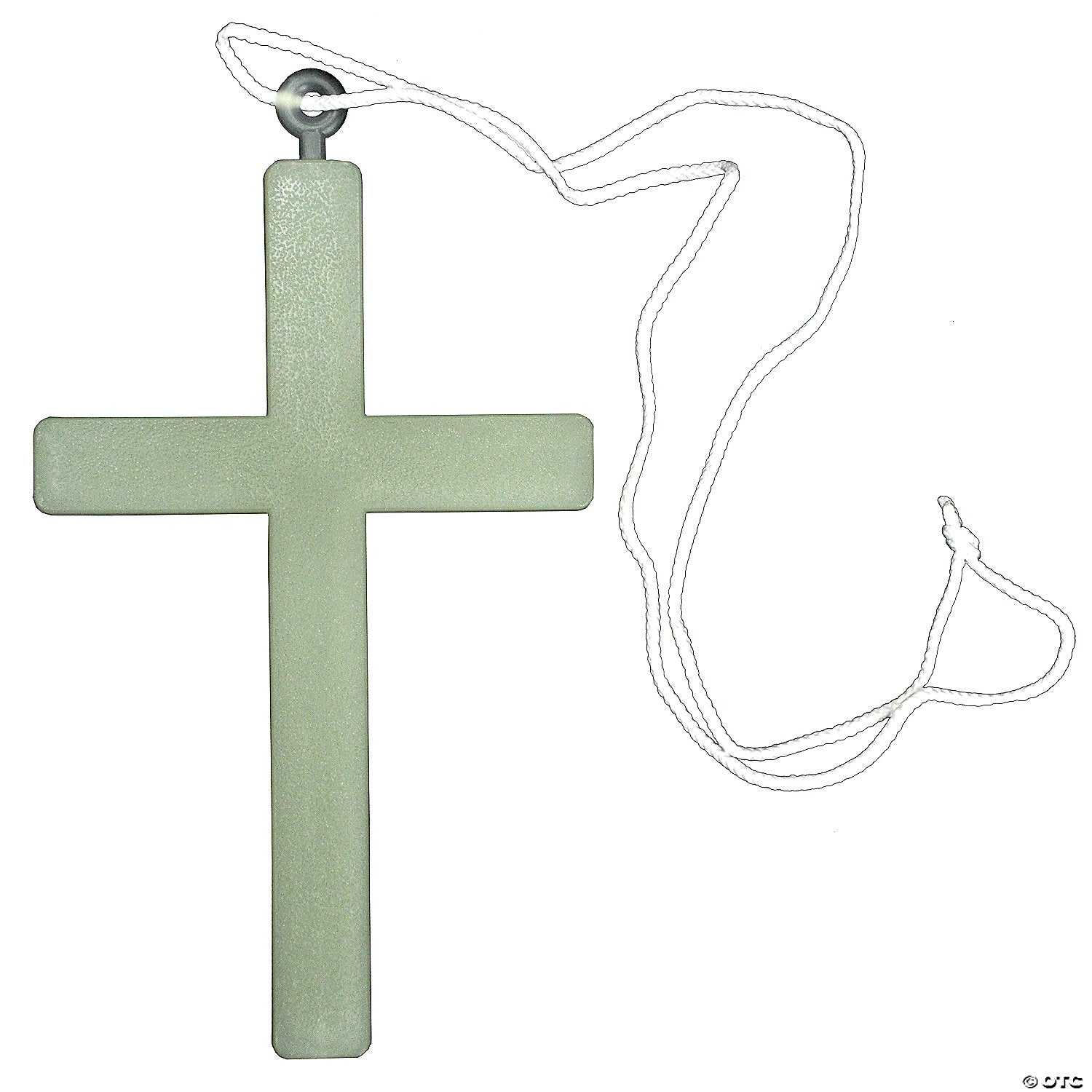 glow in the dark cross necklace~40756