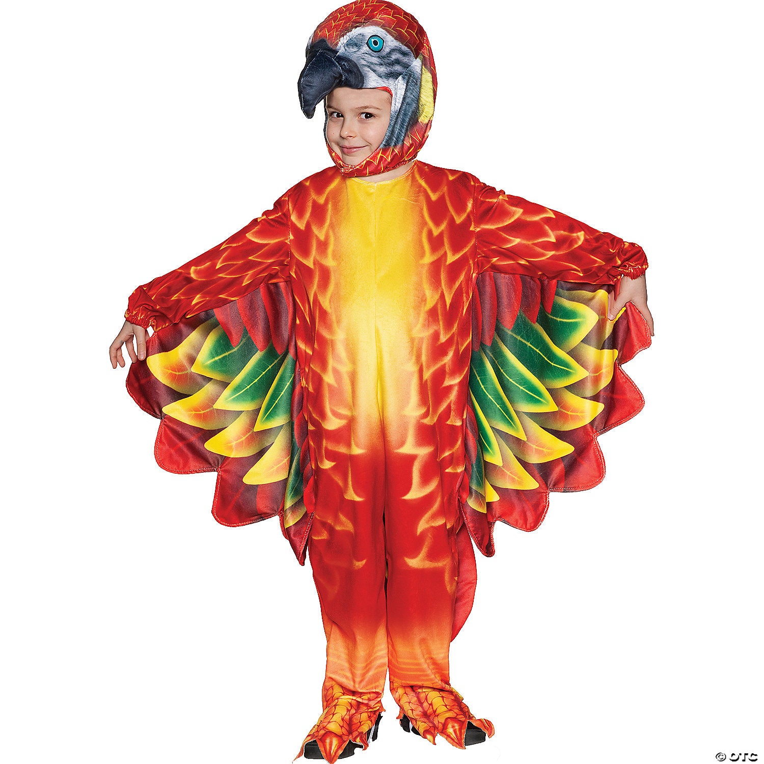 toddler red parrot printed~ur20061tlg-a01