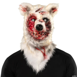 adults bloody bear full head covering halloween mask & 8211  one size~mcbam005-a01