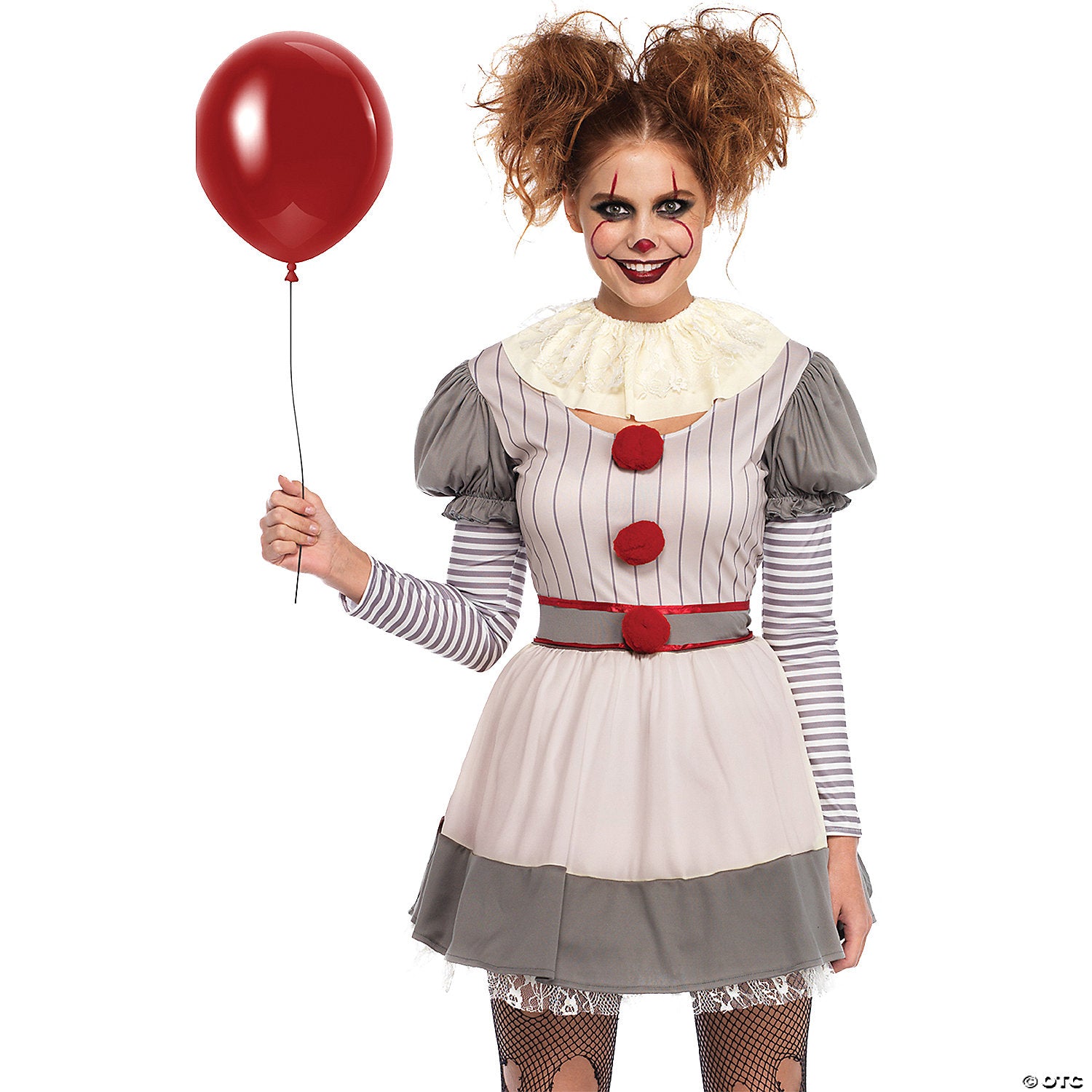 Women's Creepy Clown Costume