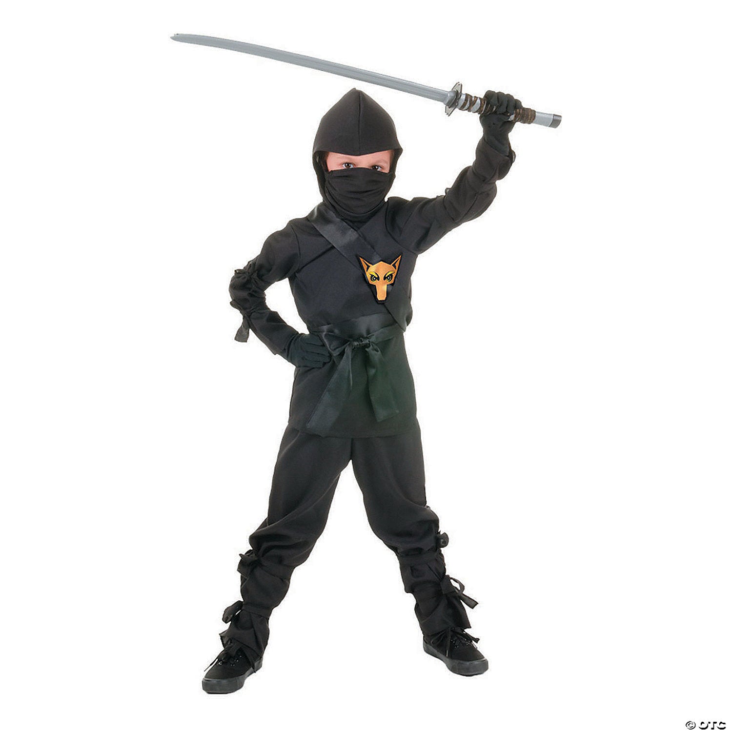 kids black ninja costume   medium~ur25843md