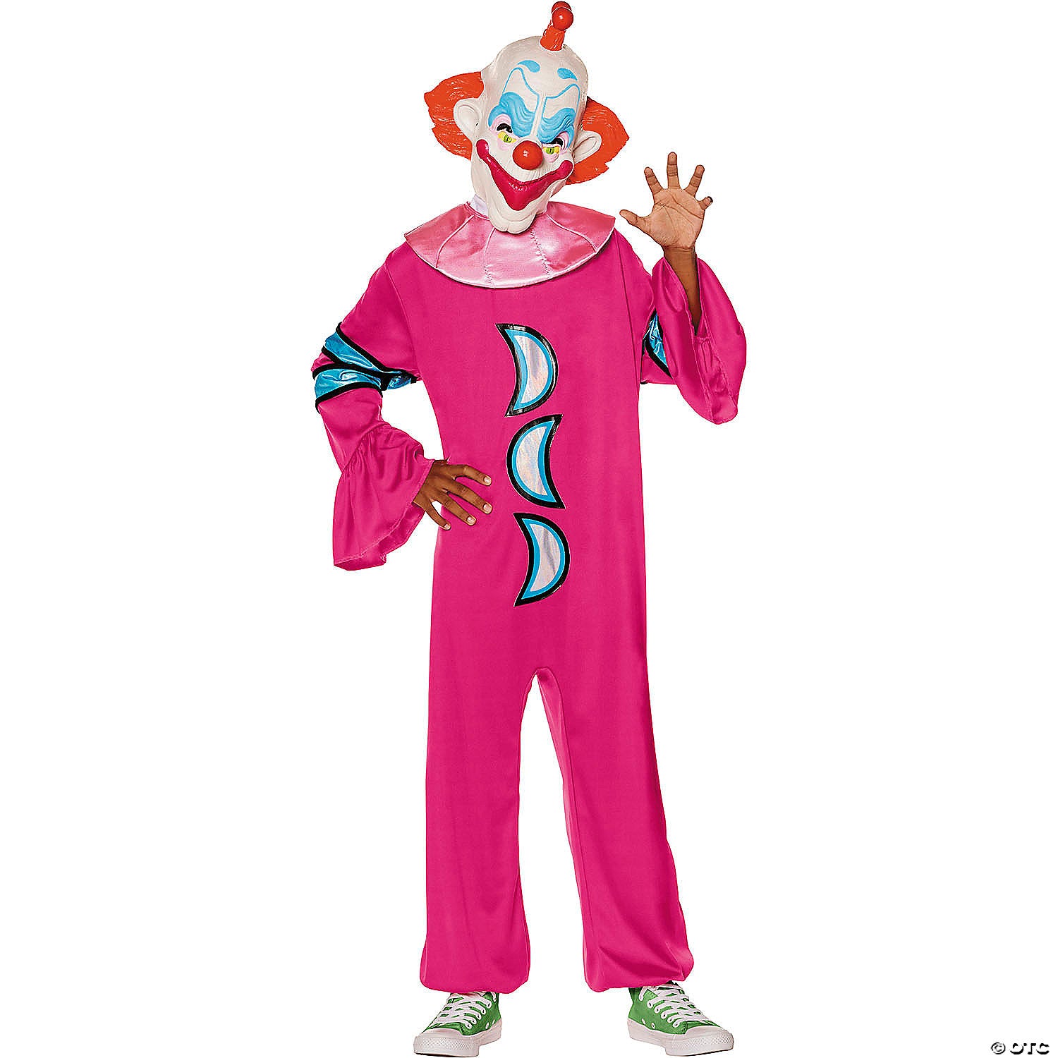 kids killer klowns from outer space& 8482  slim jumpsuit costume   large 10 12~fw101562l