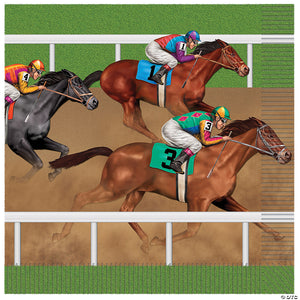 horse racing napkins~bg58146