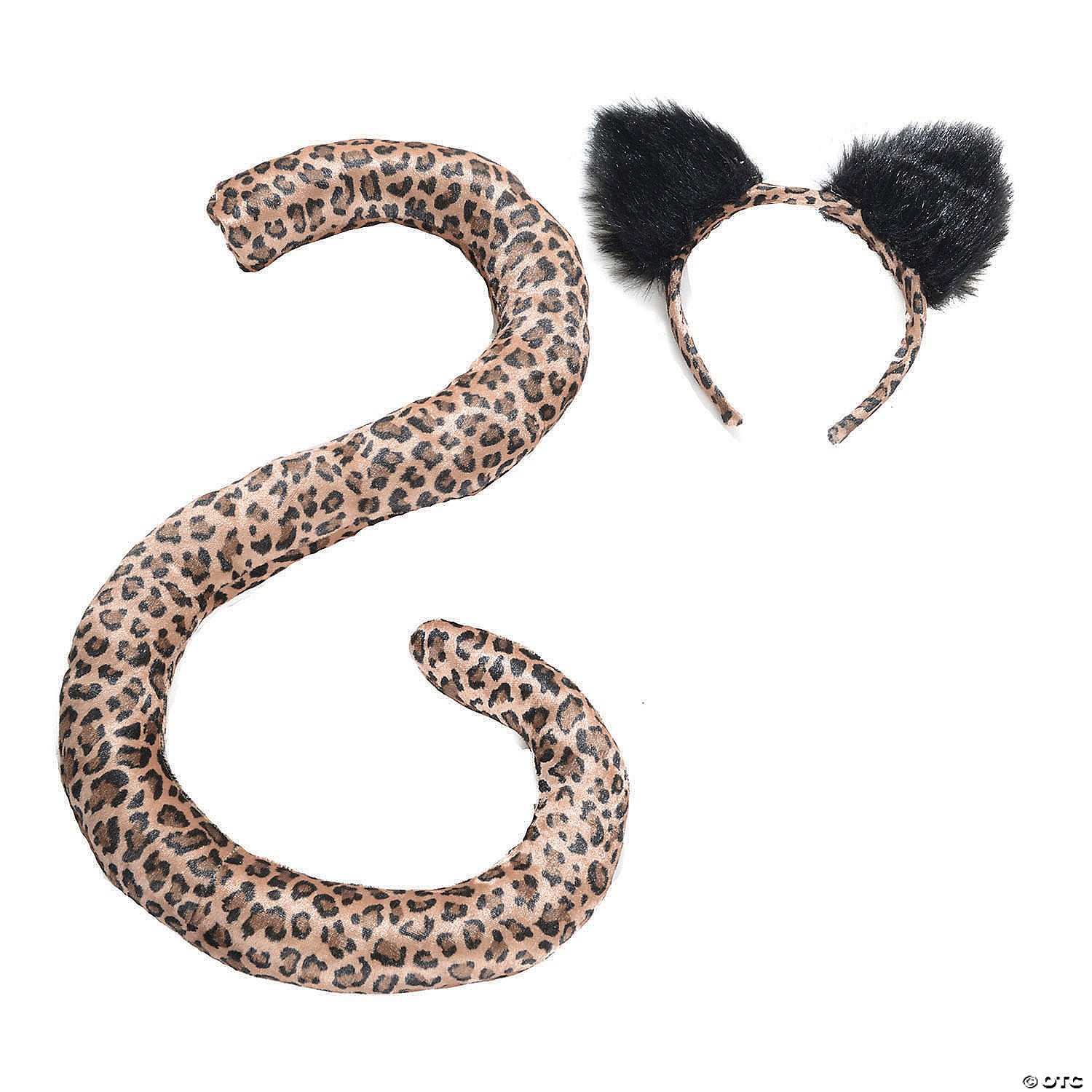 adults leopard tail & ears set~ur28451os