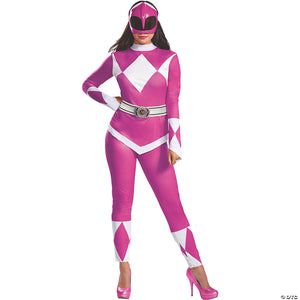 women s deluxe mighty morphin pink ranger costume   xxl~dg67333f-a02