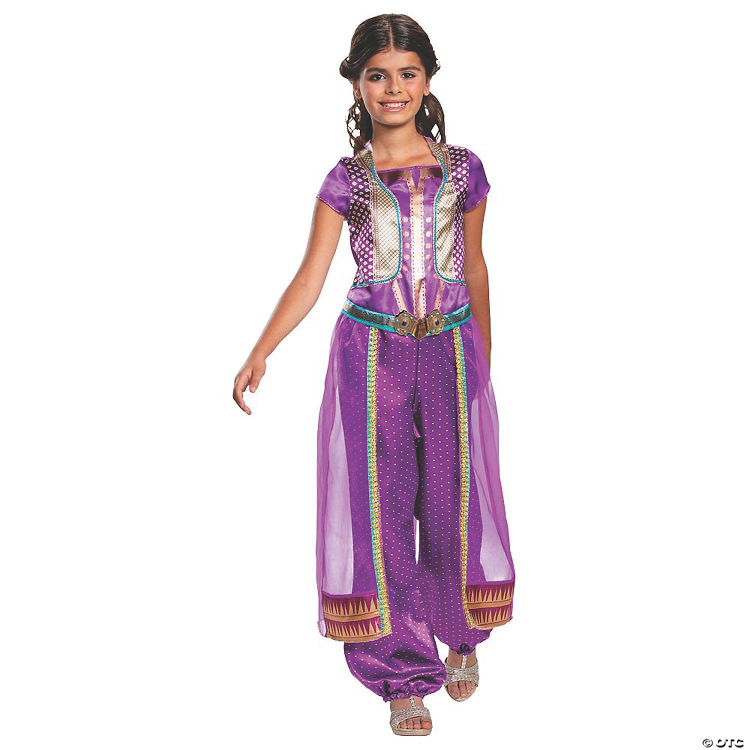 girl s classic aladdin& 8482  live action purple jasmine costume   small~dg22583k-a01